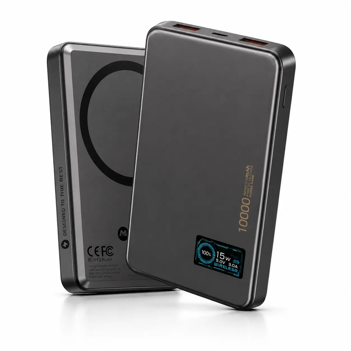 Lito Wireless Power Bank — Fast Wireless Charging